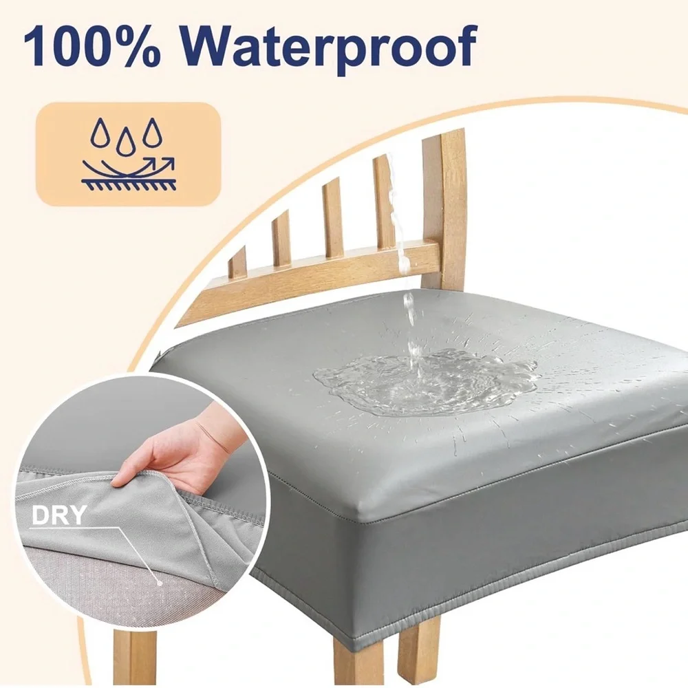 Waterproof Gray Chair Cushion Cover